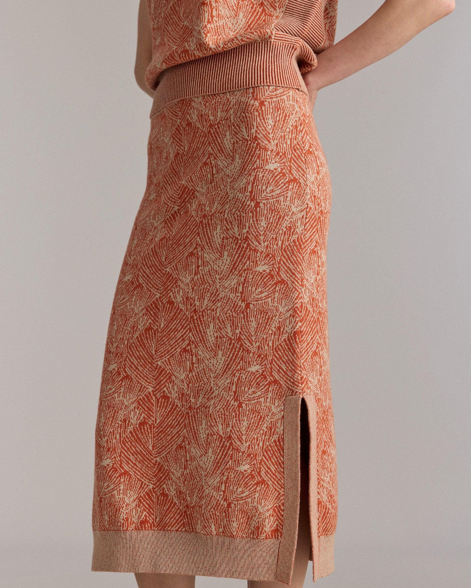 Jacquard Sweater Skirt -  Product Image
