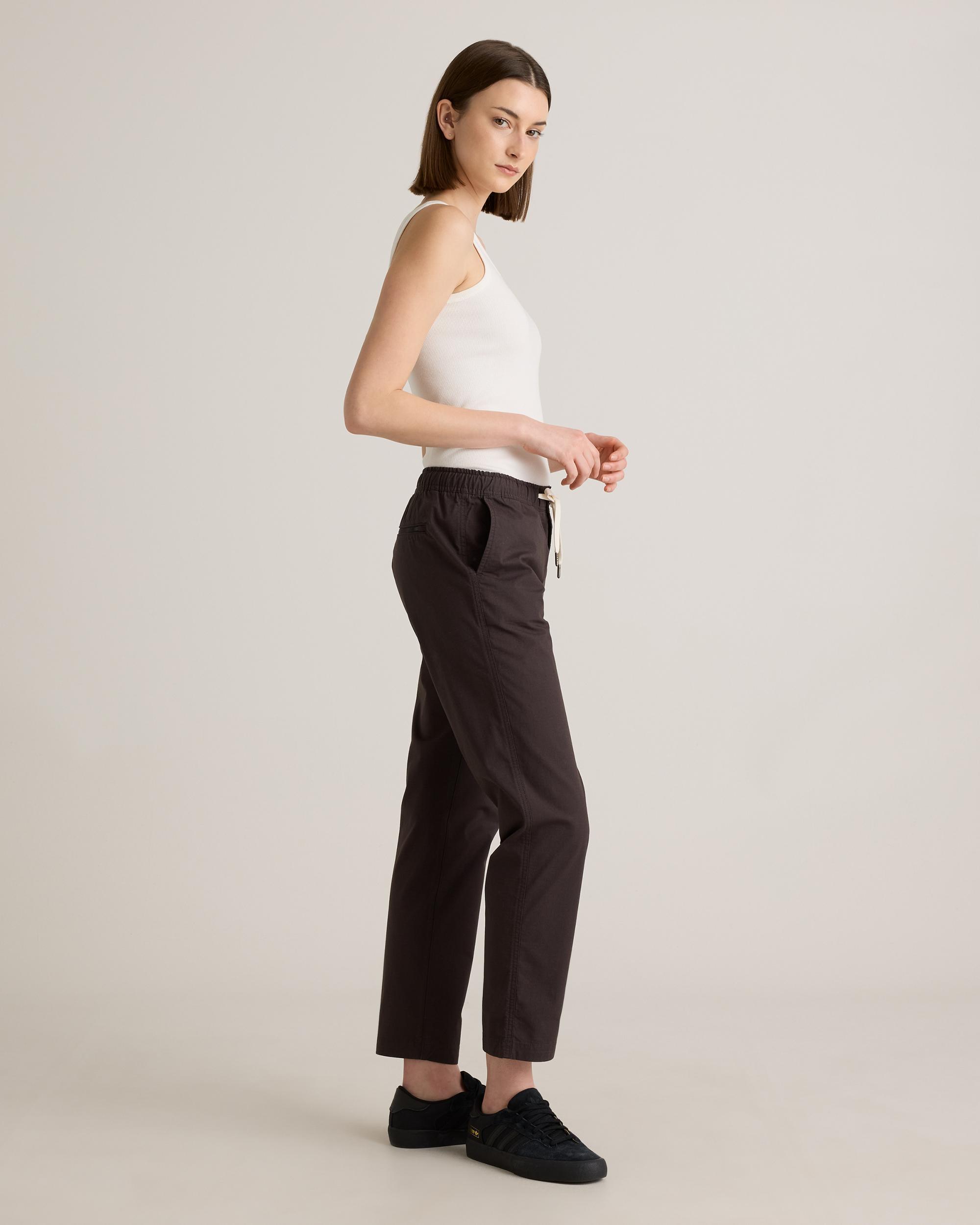 Quince | Women's Organic Stretch Ripstop Straight Pants Cotton Product Image