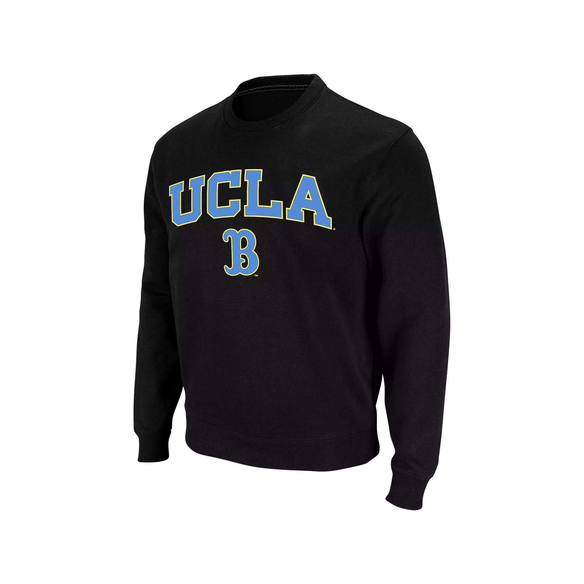 Men's Colosseum Green Miami Hurricanes Arch & Logo Crew Neck Sweatshirt, Size: Small Product Image