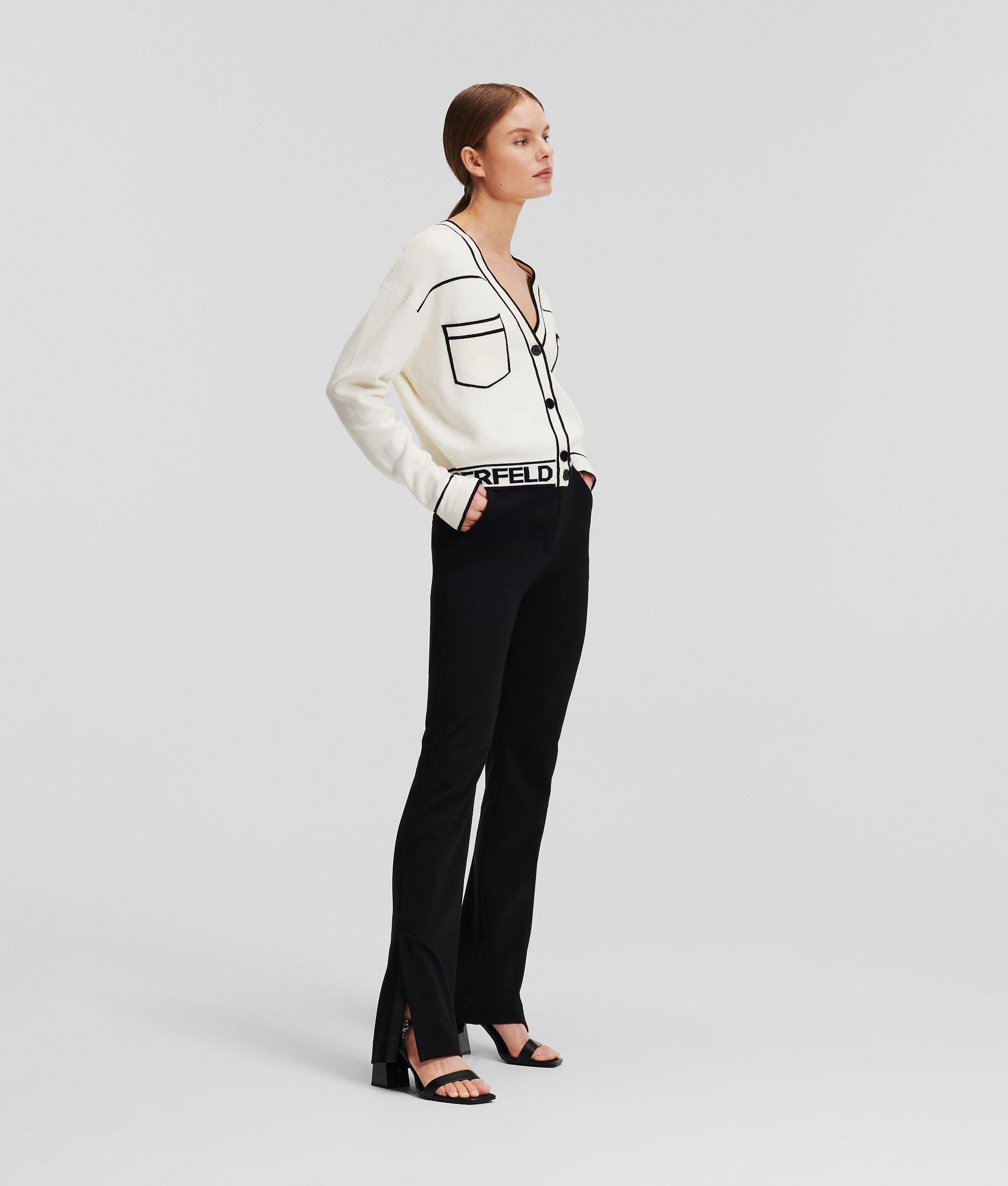 CROPPED LOGO CARDIGAN Product Image