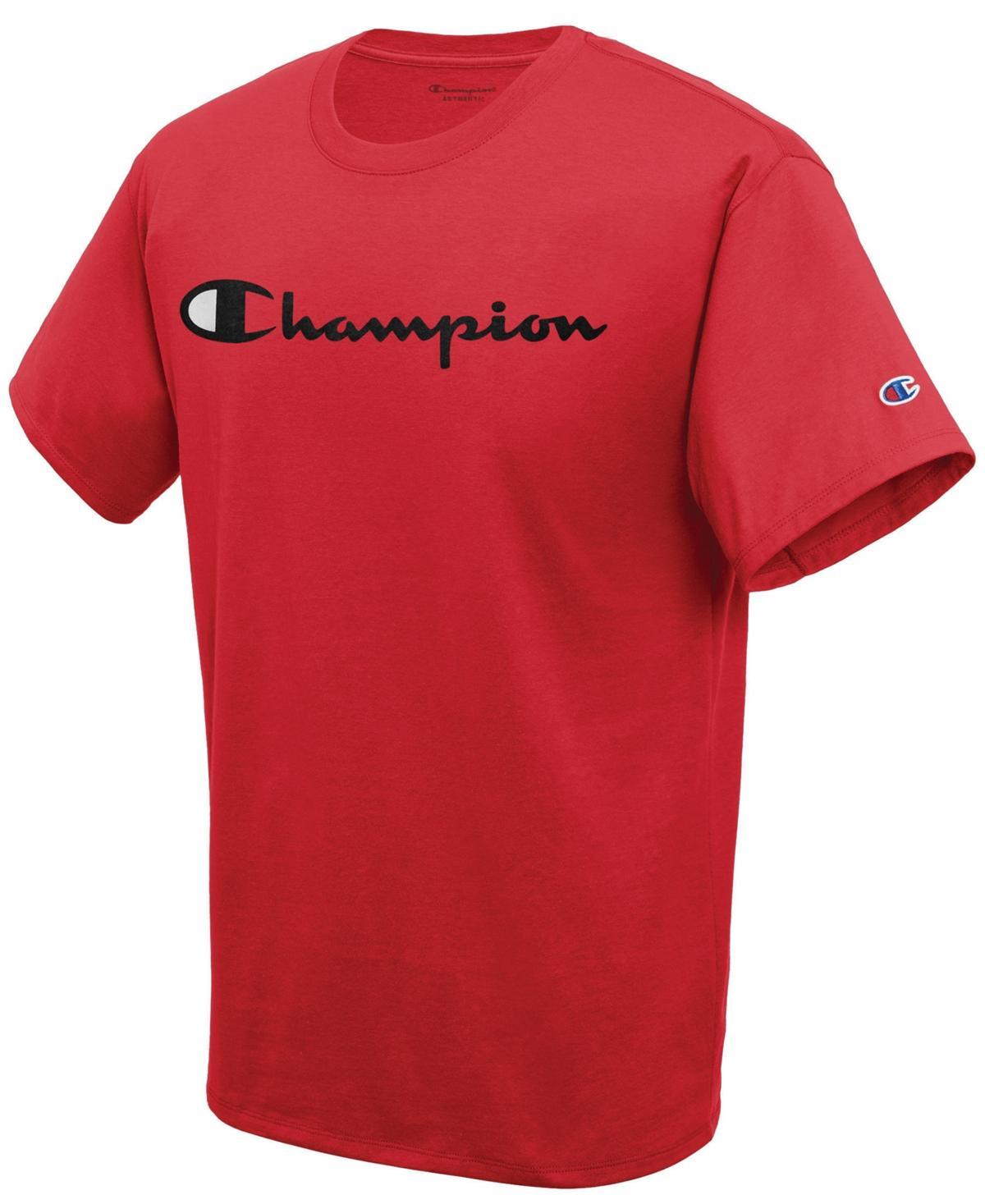 Men's Champion® Graphic Tee, Size: Large, White Product Image