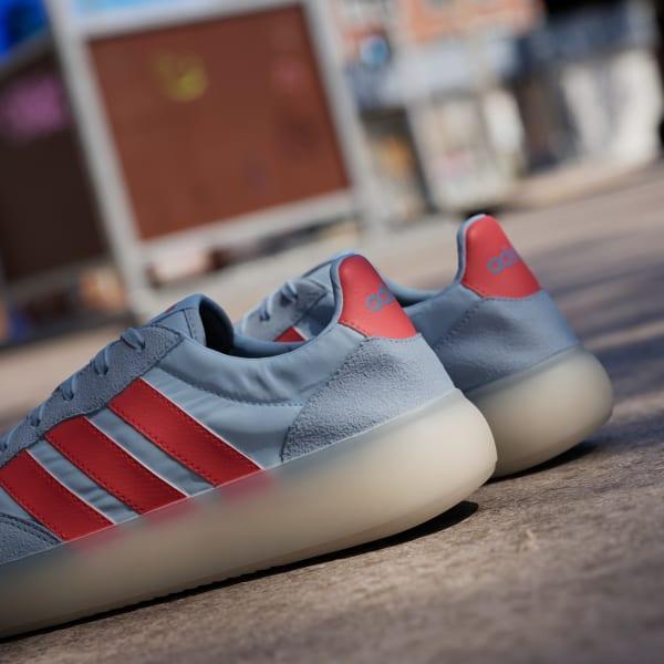 adidas Barreda Decode Men's Sportswear Shoes, Size: 12, Utility Yellow Blue Product Image