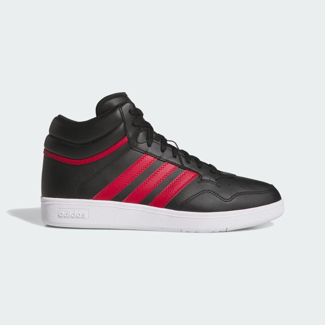 adidas Hoops 4.0 Mid Sportswear Men's Basketball Shoes, Size: 6, Black Team Victory Red Product Image