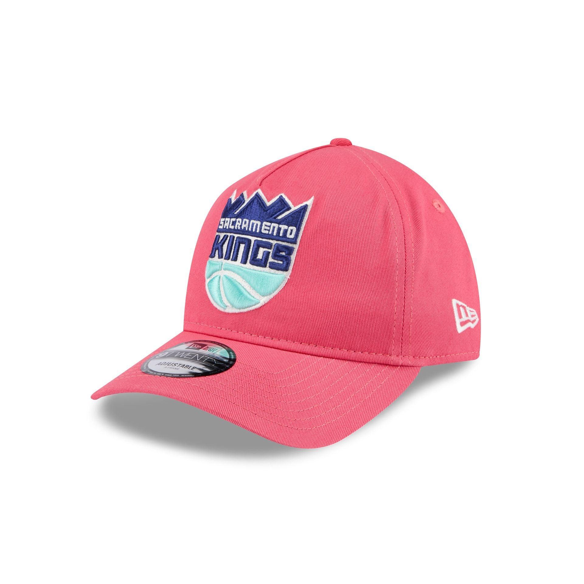 Sacramento Kings Coral 9TWENTY A-Frame Adjustable Hat Male Product Image