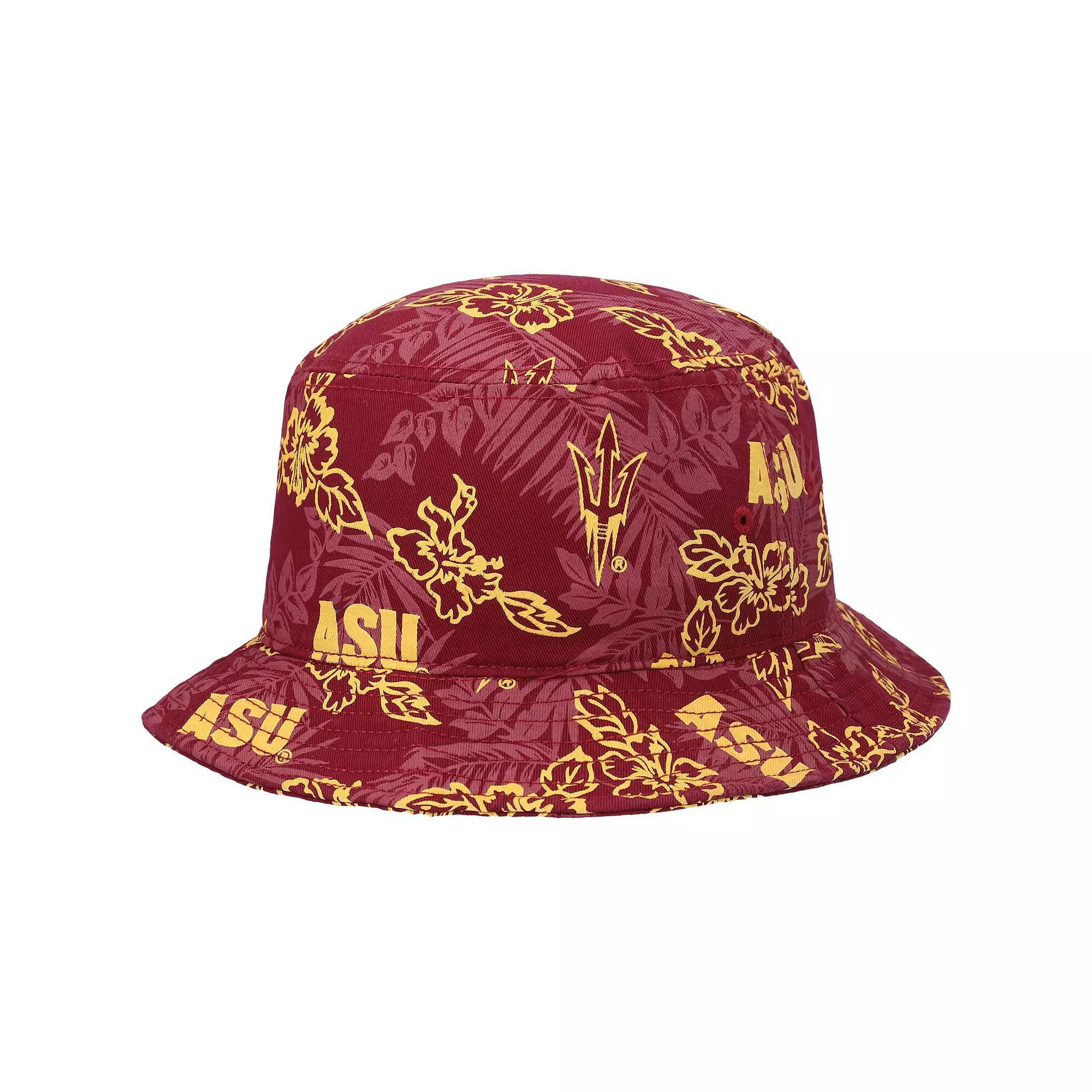 Men's Reyn Spooner Maroon Arizona State Sun Devils Floral Bucket Hat, Size: Large/XL, Red Product Image