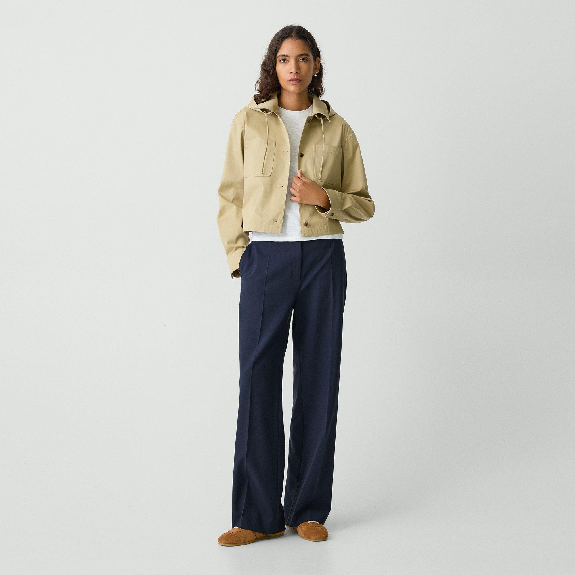 HOOD CROP JKT Product Image