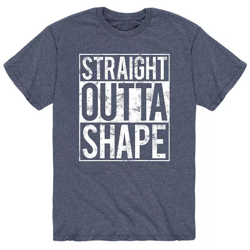Mens Striaght Outta Shape Tee Product Image