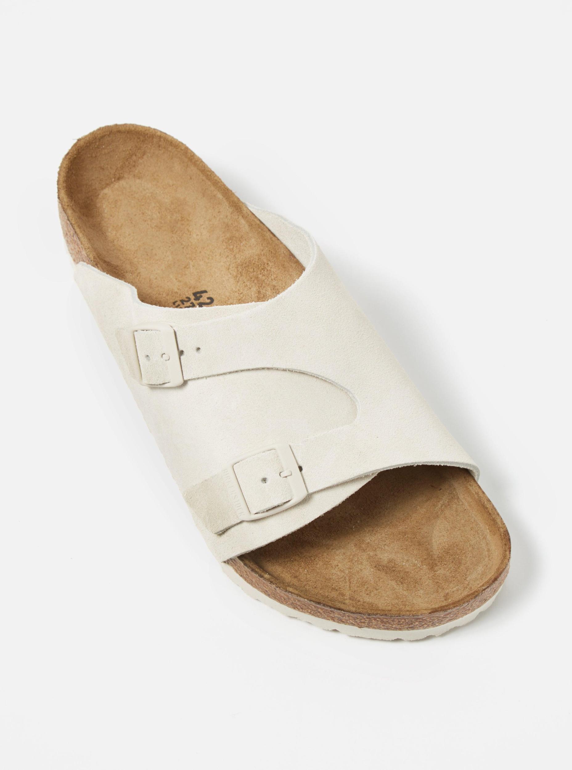 Birkenstock Zürich in Antique White Suede Product Image