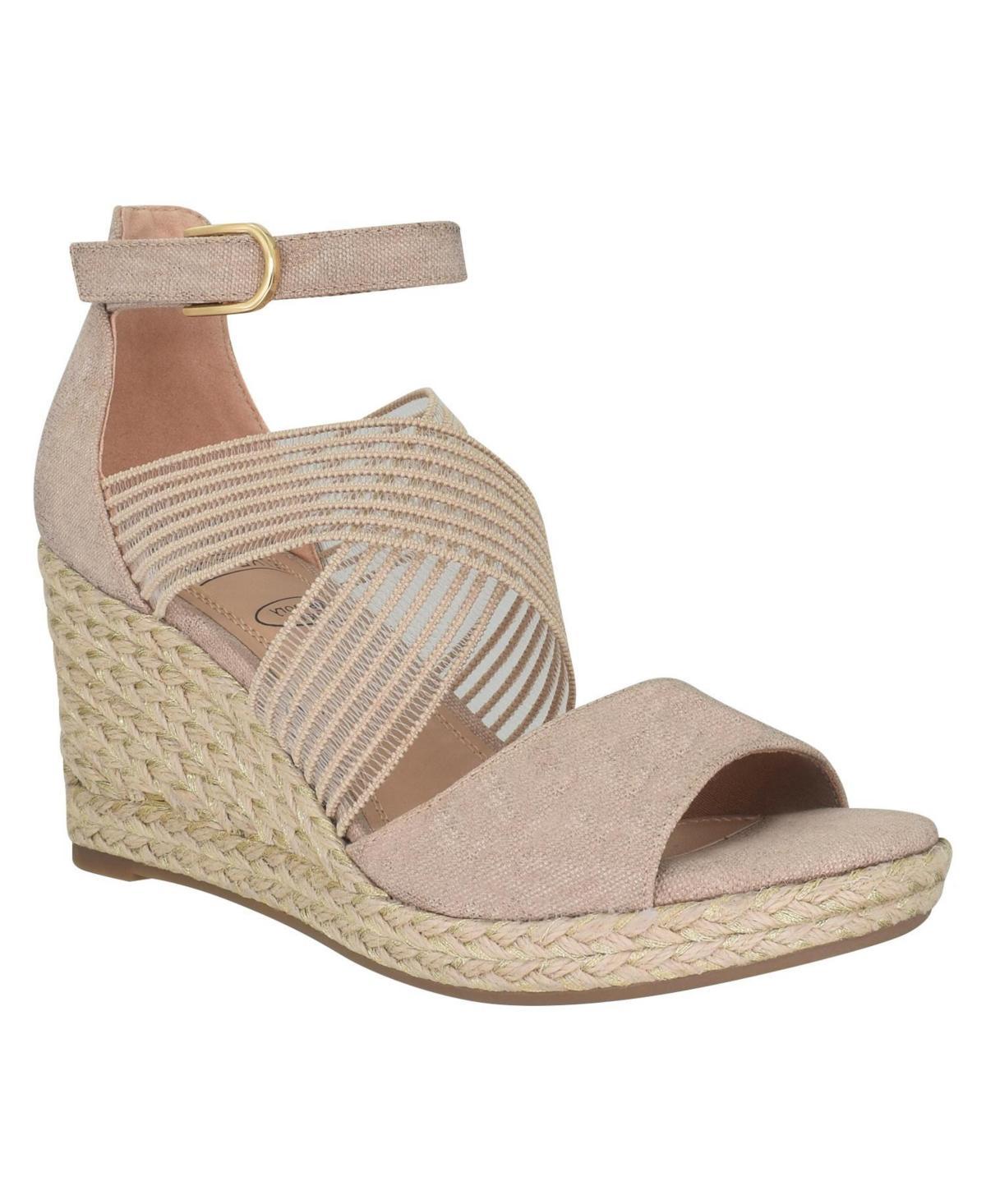 Impo® Tizane Women's Memory Foam Platform Wedge Stretch Sandals, Size: 8, Tuscany Product Image