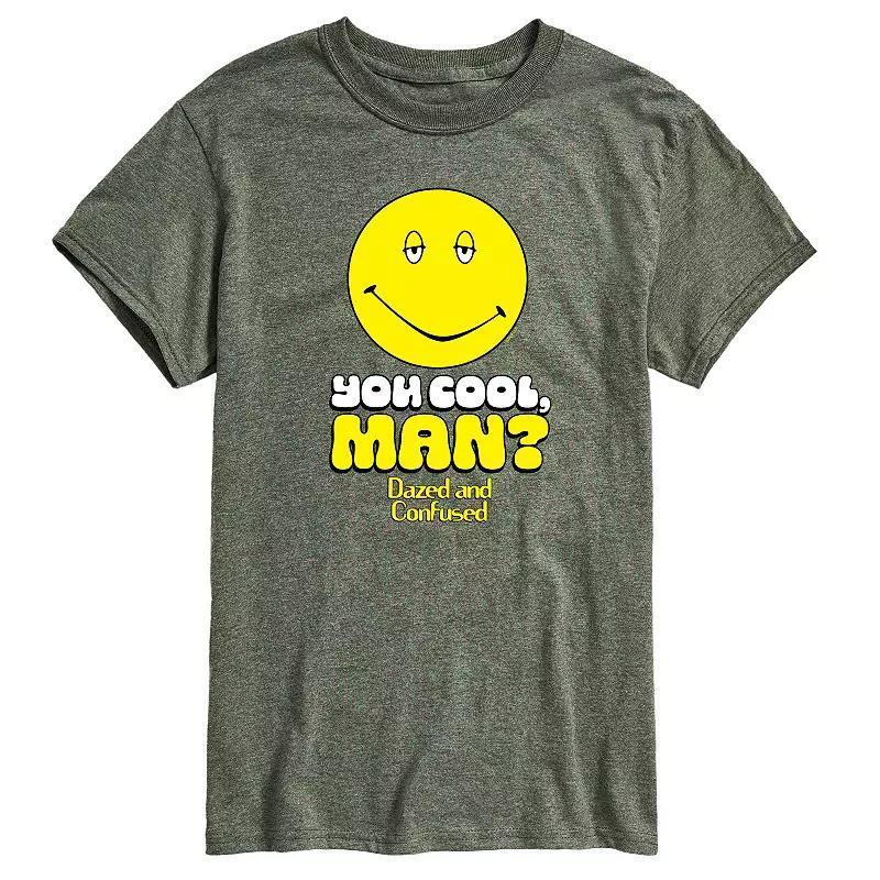 Men's Dazed and Confused You Cool Man Graphic Tee, Size: Medium, Grey Military Green Product Image