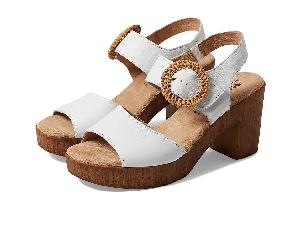 Spring Step Gamona Women's Cork Heeled Sandals, Size: 39, Suede Product Image