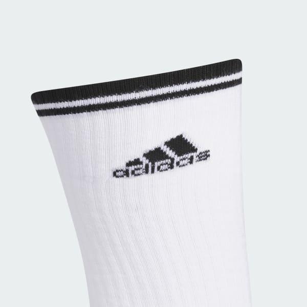 Mens adidas 6-pack Multi-Color Athletic Cushioned Crew Socks Product Image