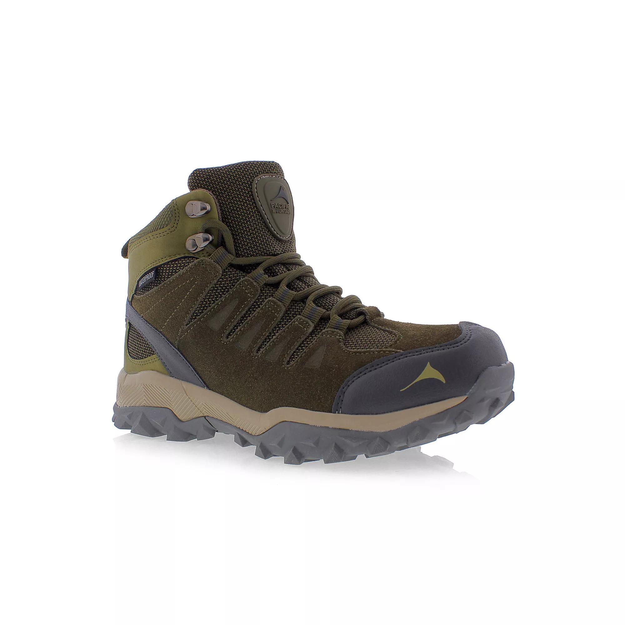 Pacific Mountain Boulder Mid Womens Waterproof Hiking Boots Product Image