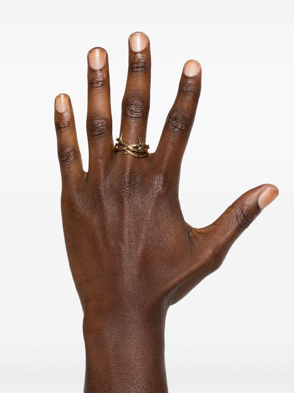 Rose Thorn Triple Band ring Product Image