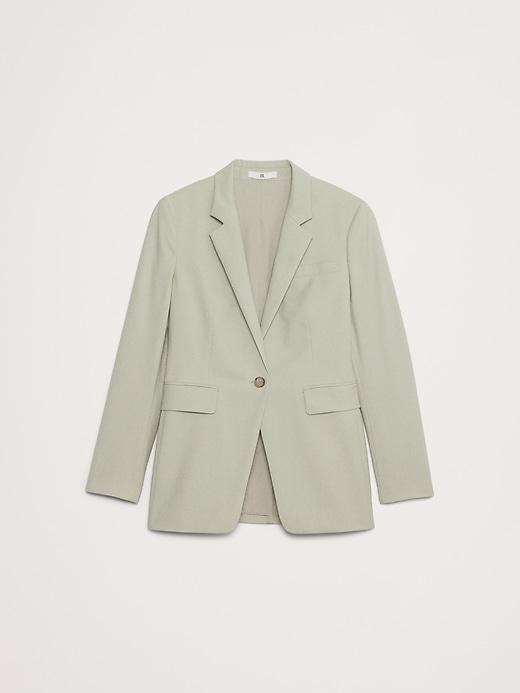 Slim Italian Wool Blazer Product Image