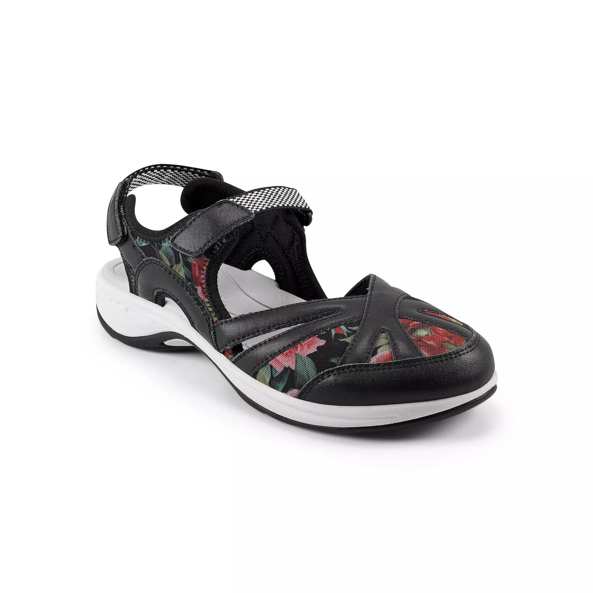 Easy Spirit Esplash Women's Water-Resistant Sport Sandals, Size: 8 XW, Black Floral Product Image