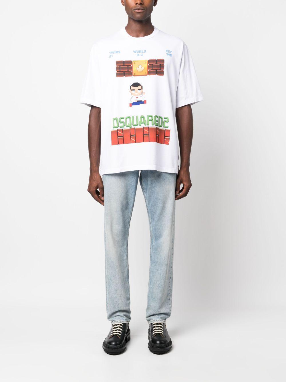 logo-print cotton T-shirt Product Image