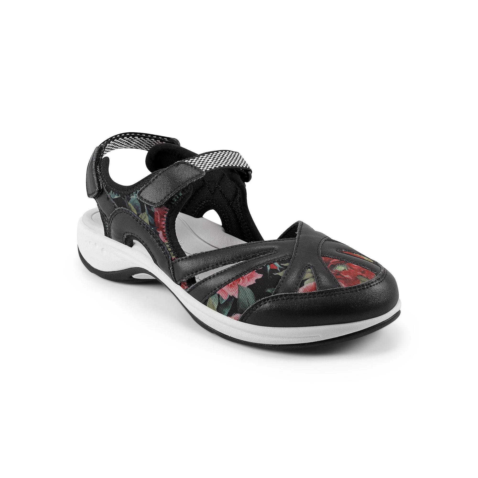 Easy Spirit Esplash Women's Water-Resistant Sport Sandals, Size: 8 XW, Black Floral Product Image