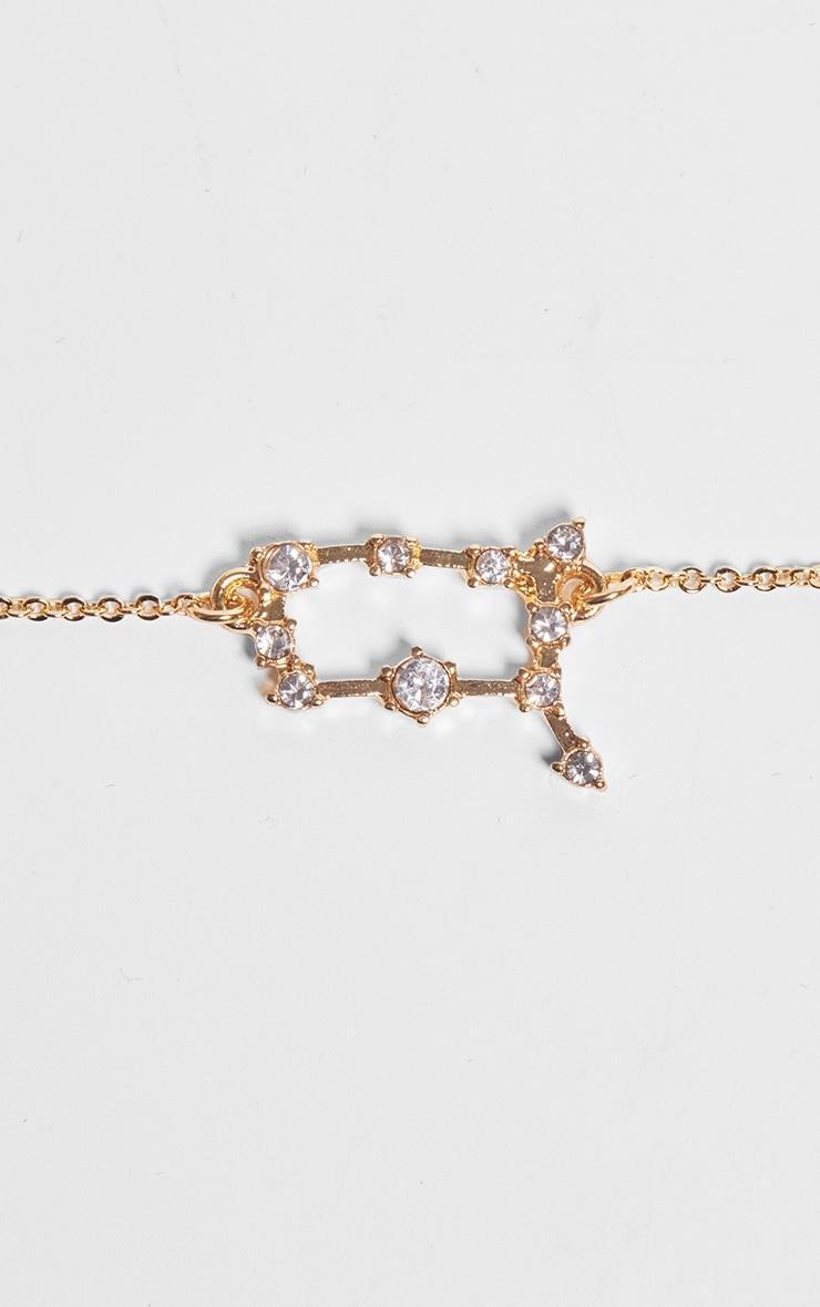 Gold Plated Gemini Celestial Necklace Product Image