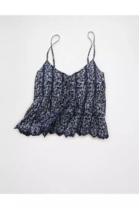AE Pintuck Tie Front Cami Women's Product Image