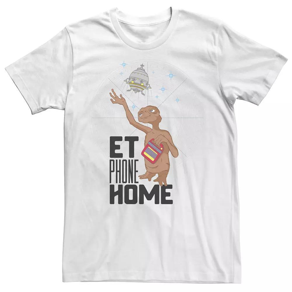 Men's E.T. Phone Home Tee, Size: XL, White Product Image