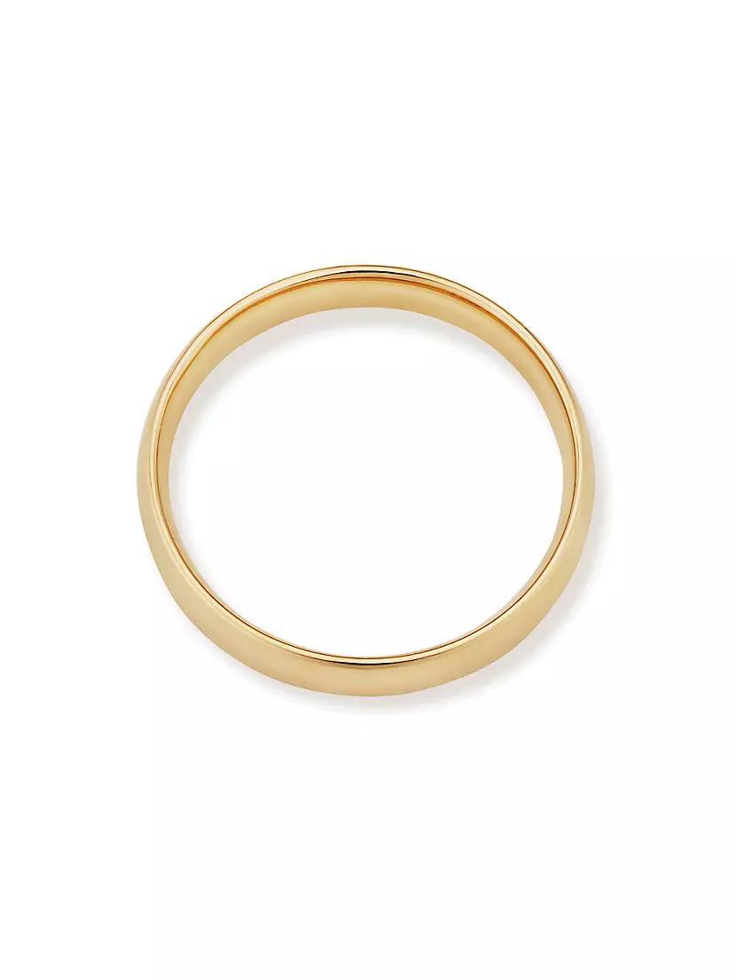 Womens 14K Yellow Gold Forever Band Bold Ring Product Image