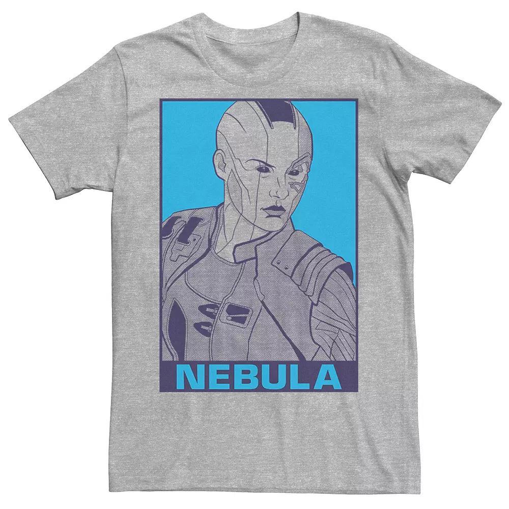 Men's Avengers Endgame Nebula Poster Tee, Size: XXL, Athletic Grey Product Image