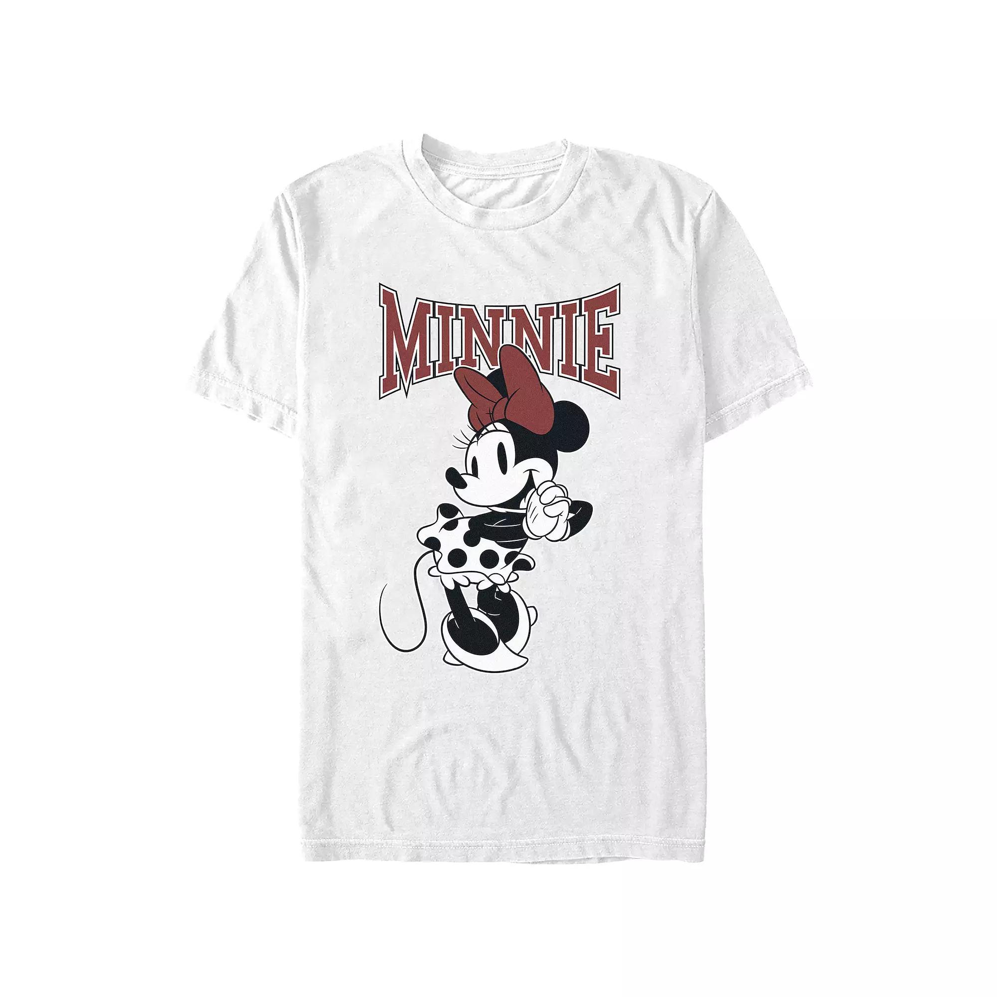 Disney's Minnie Mouse Excited Juniors' Graphic Tee, Women's, Size: XL, White Product Image