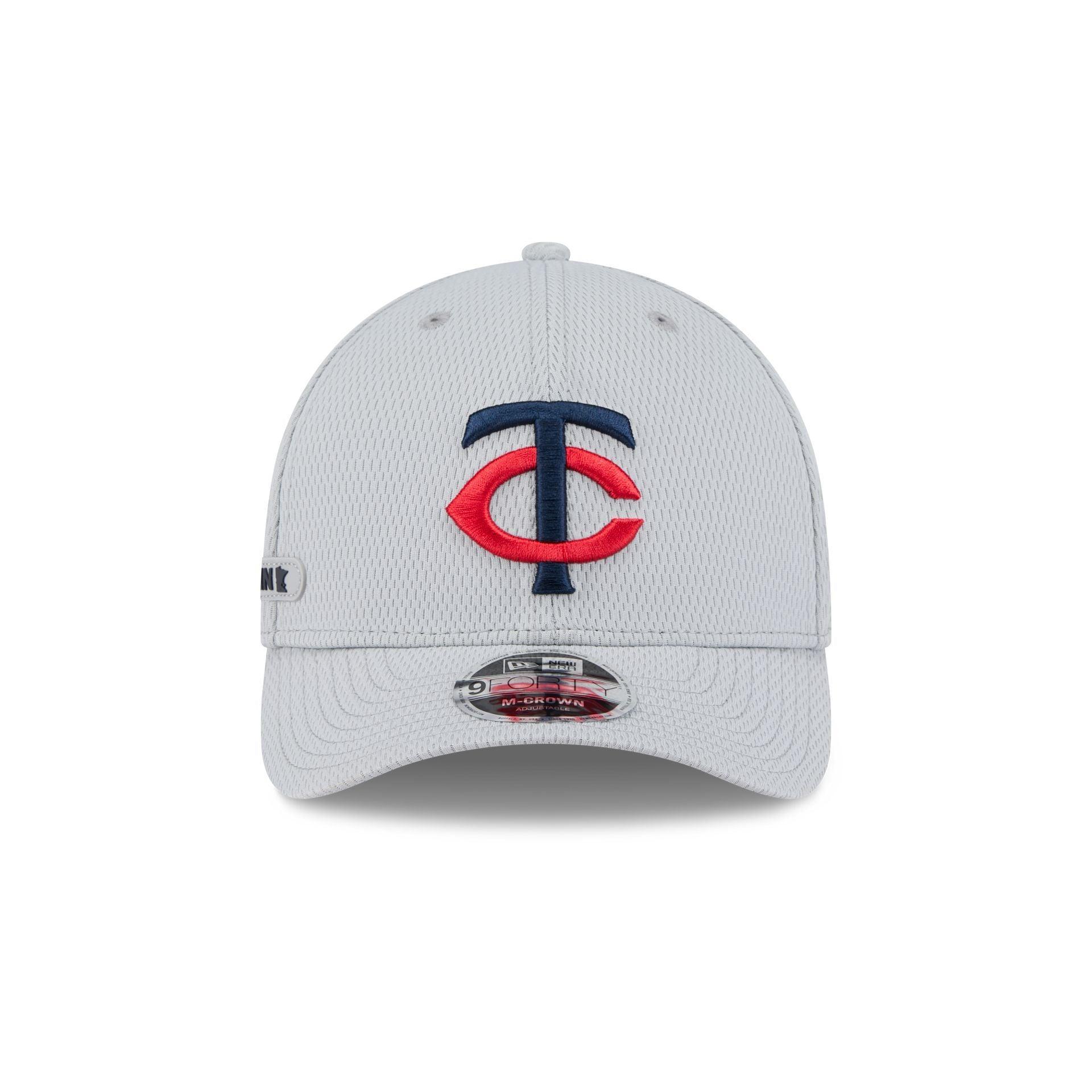 Minnesota Twins 2025 Clubhouse Gray 9FORTY M-Crown Snapback Hat Male Product Image