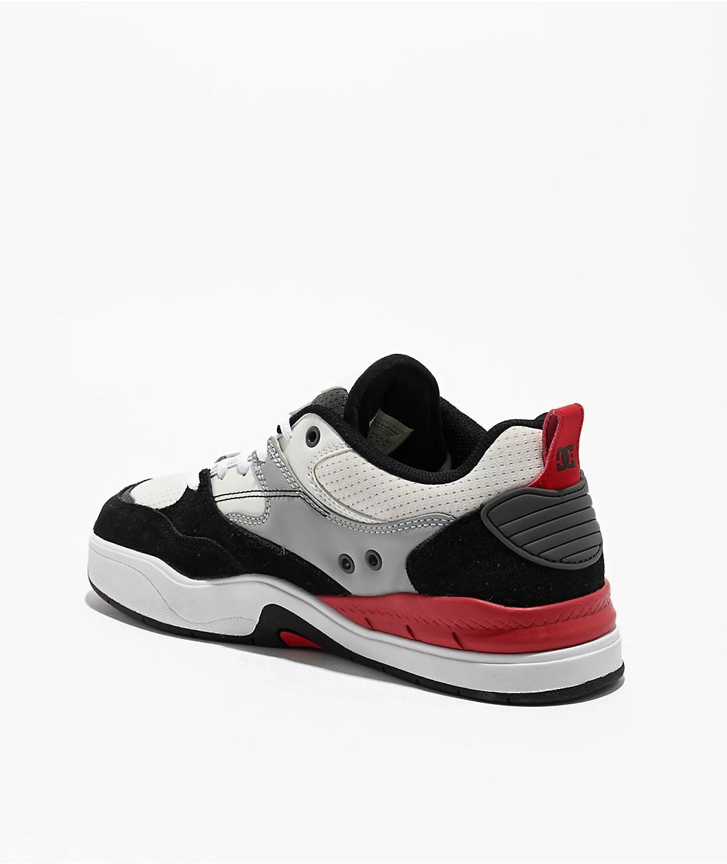 DC Ascend White, Black & Grey Skate Shoes Product Image