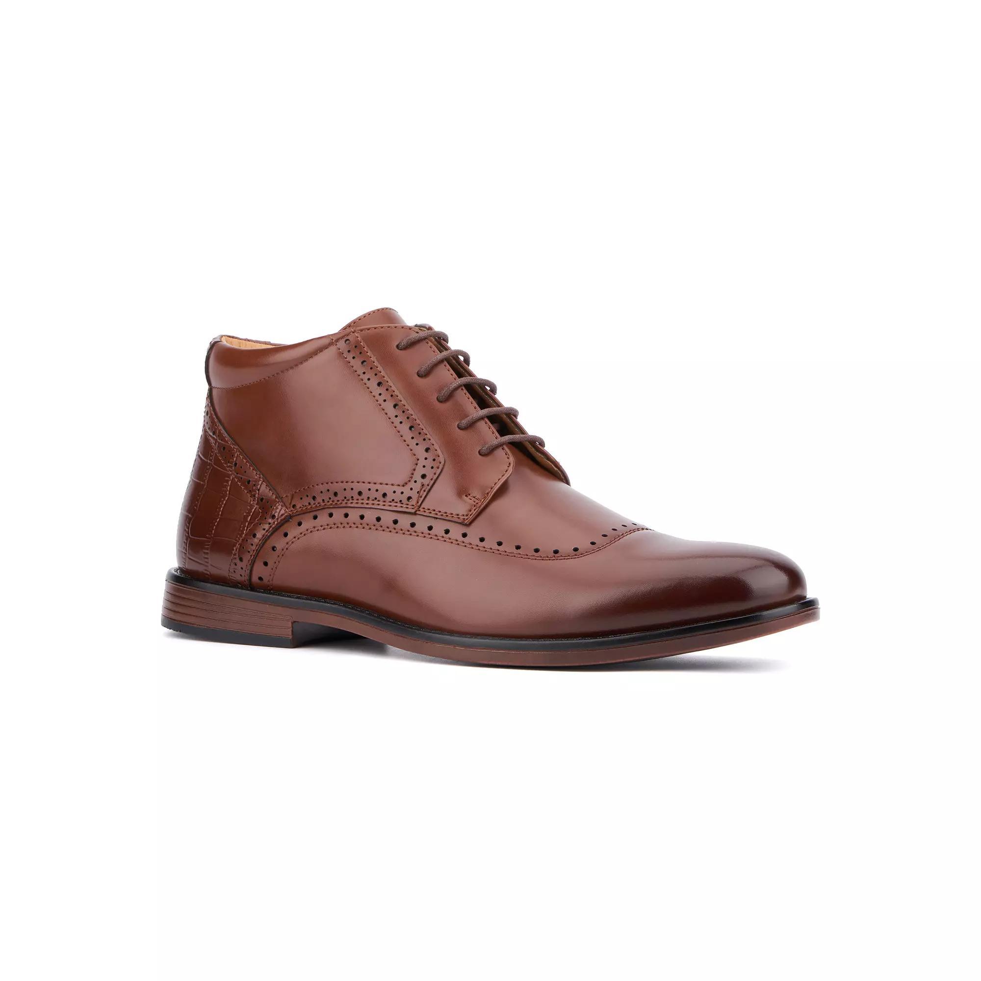 New York & Company Lennon Men's Ankle Boots, Size: 9.5, Red Product Image