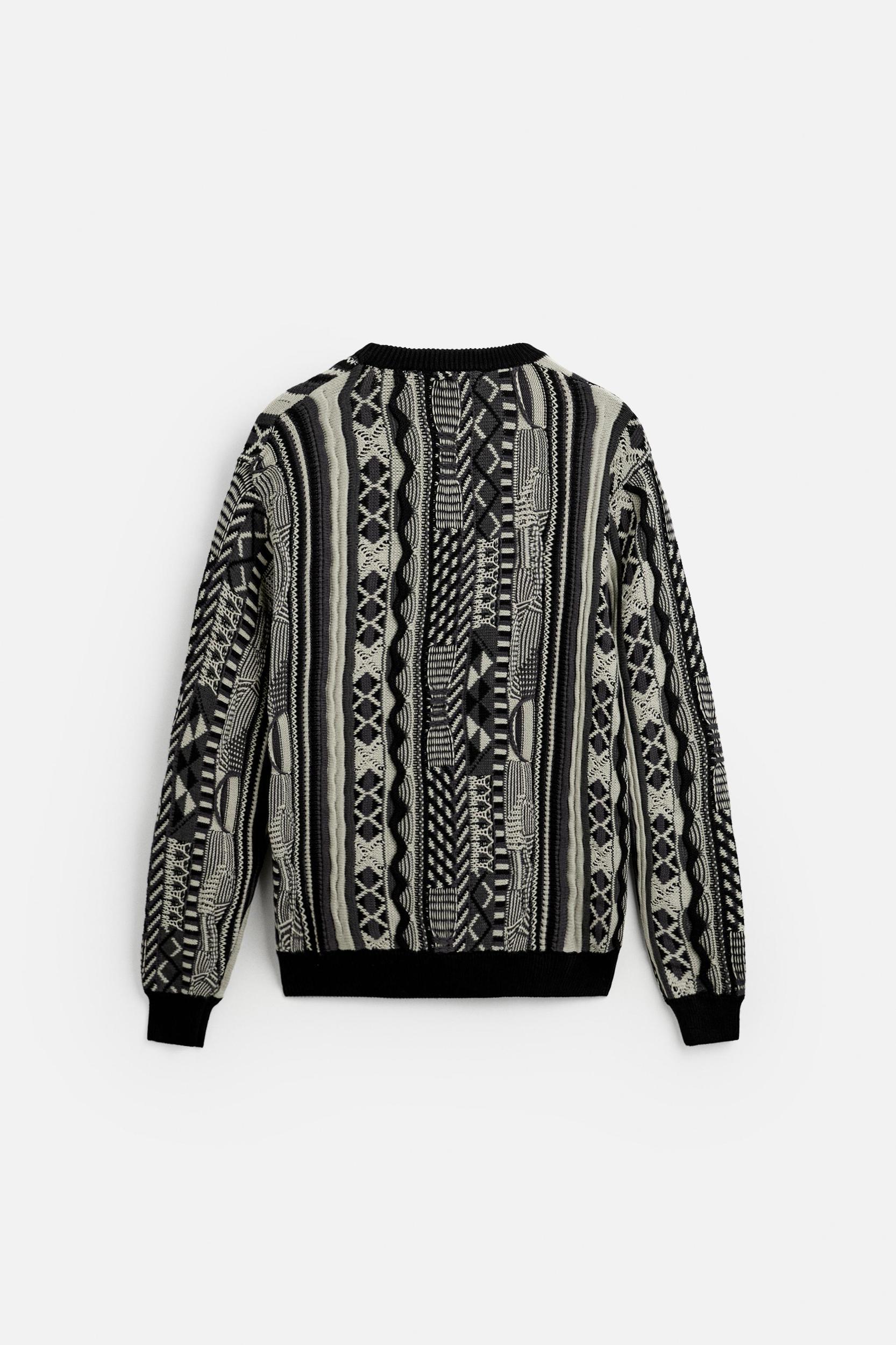 ABSTRACT JACQUARD SWEATER Product Image