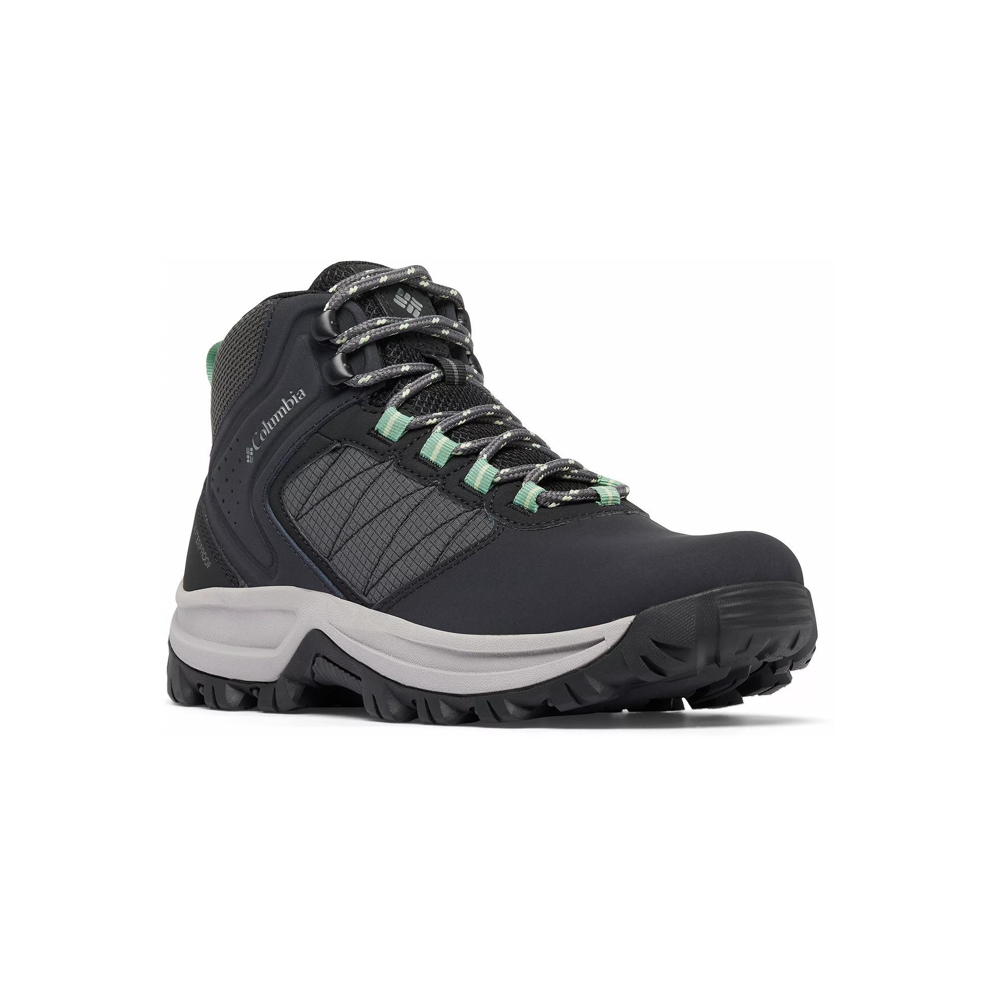 Columbia Transverse Waterproof Women's Hiking Boots, Size: 7 Wide, Black Sage Leaf Product Image