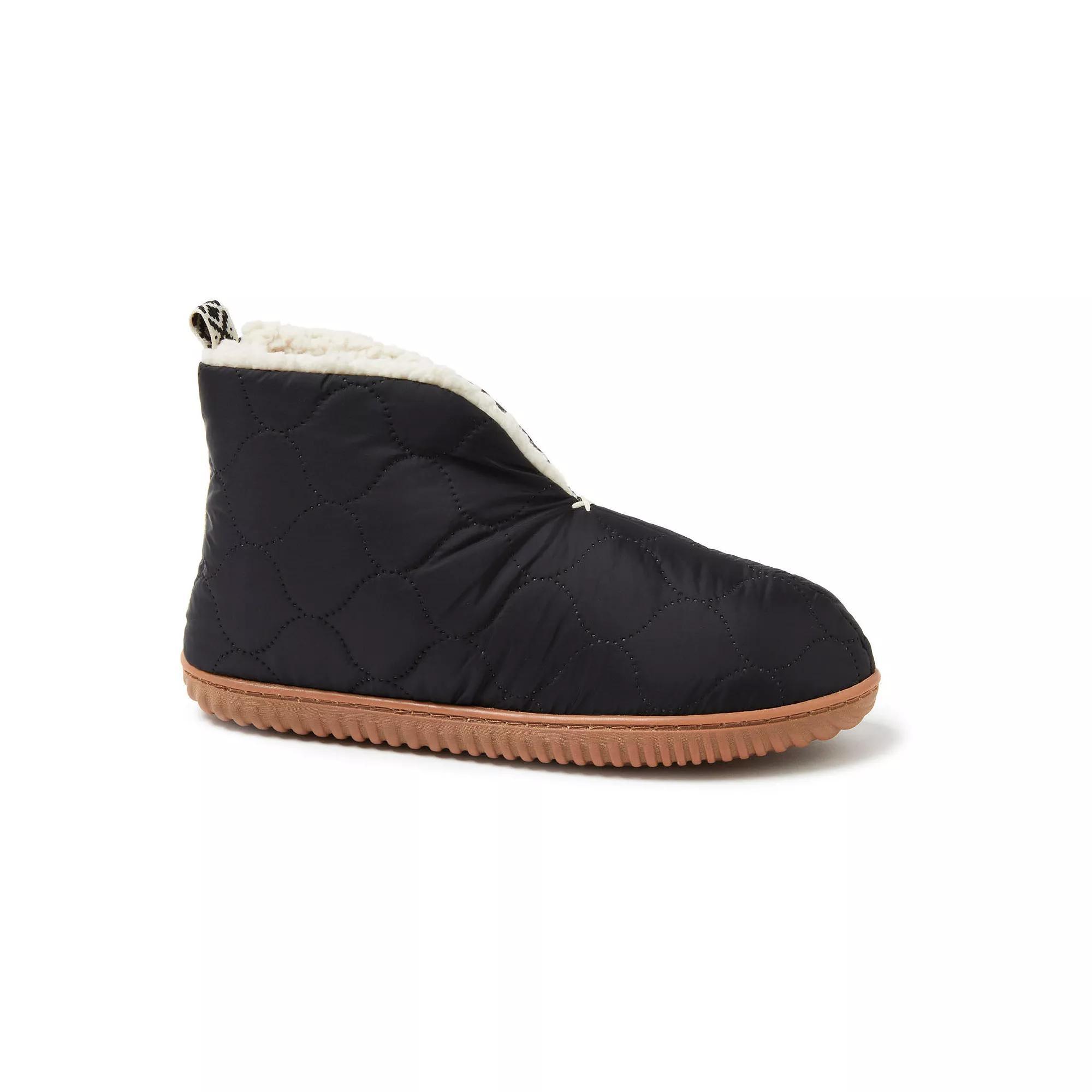 Dearfoams Warm Up Women's Ankle Boot Slippers, Size: Medium, Sangria Product Image