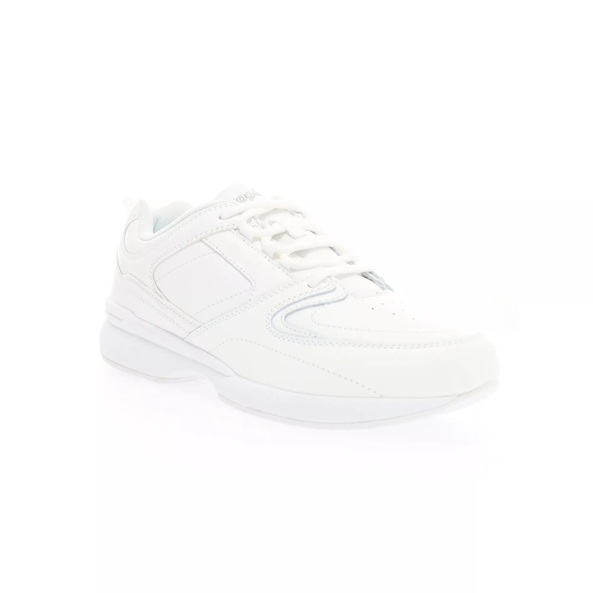 Propet Lifewalker Women's Leather Sport Sneakers, Size: 7.5 XW, White Product Image