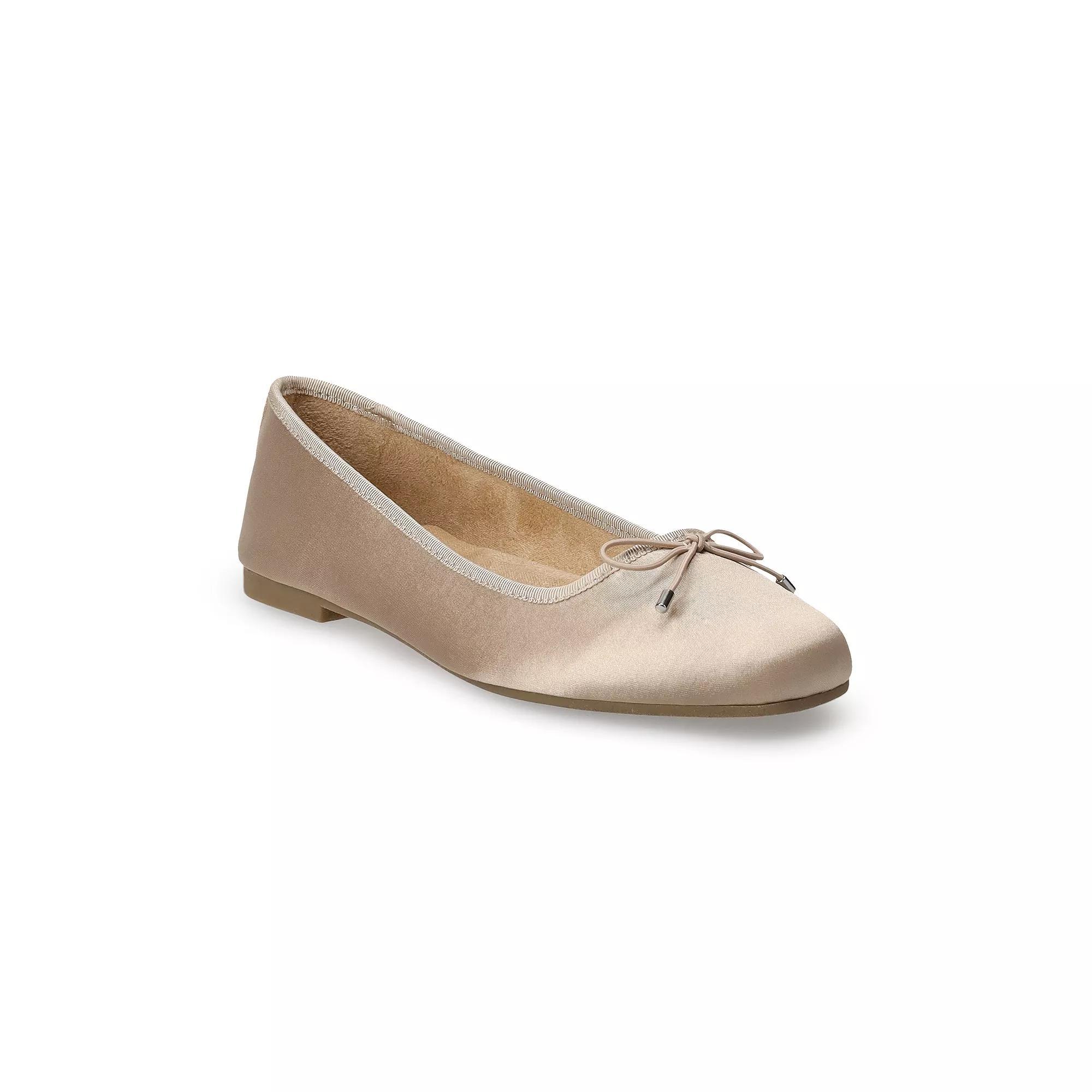 SO Lailaa Womens Square Toe Ballet Flats Product Image