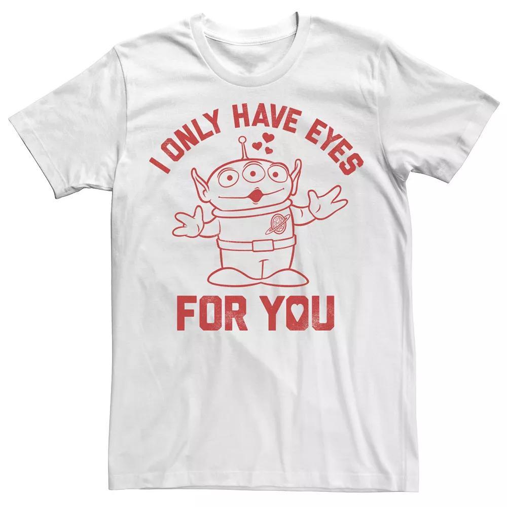 Disney / Pixar's Toy Story Alien Men's "Eyes For You" Graphic Tee, Size: Small, White Product Image