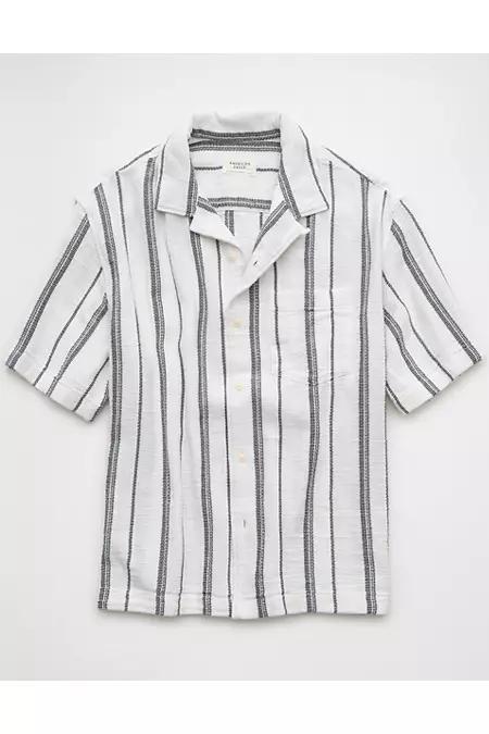 AE Poolside Striped Button-Up Shirt Men's Product Image