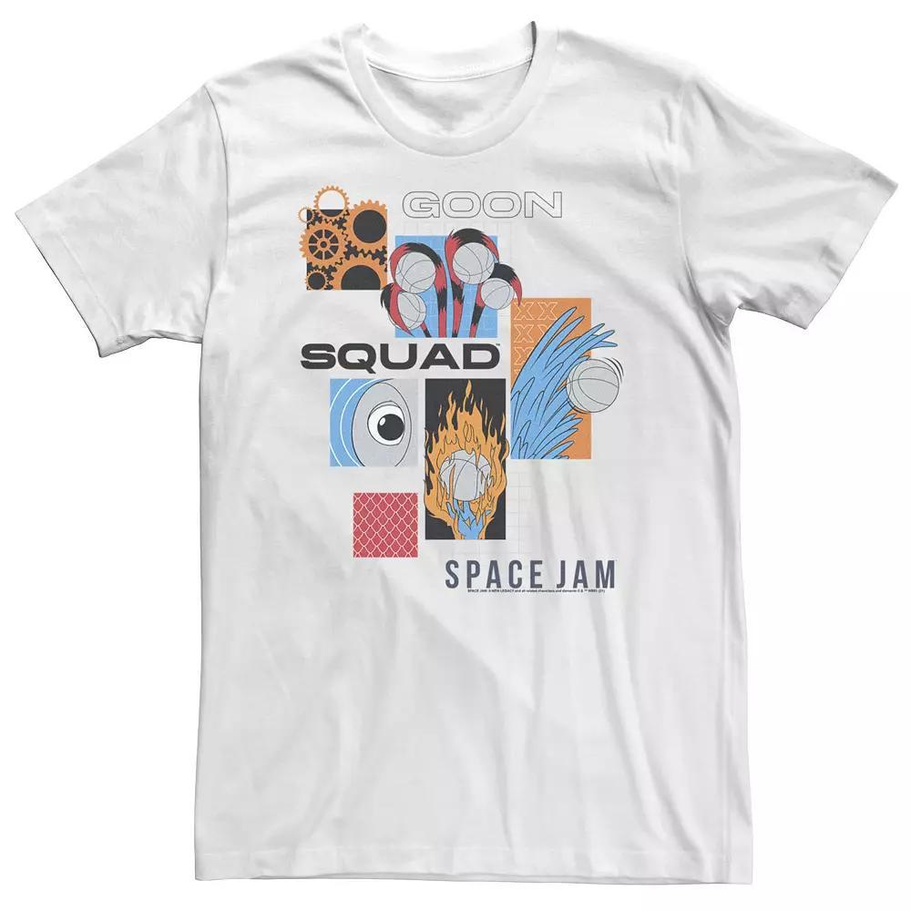 Big & Tall Space Jam 2 The Goons Boxed Up Tee, Men's, Size: 3XL Tall, White Product Image
