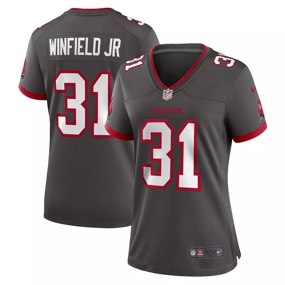 Women's Nike Antoine Winfield Jr. Pewter Tampa Bay Buccaneers Game Jersey, Size: XL, Charco Product Image