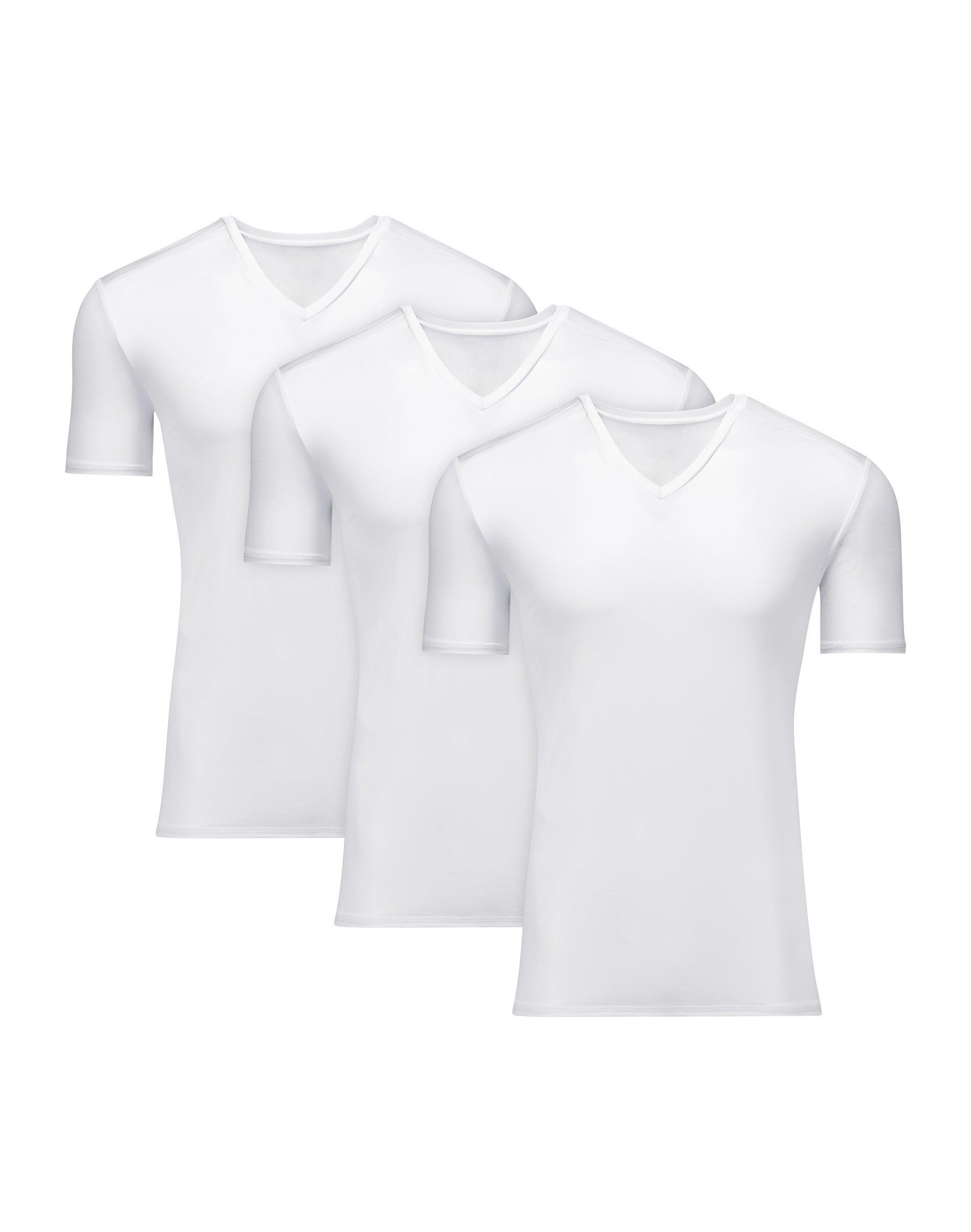Men's Hanes Moves Ultimate® 3-Pack X-Temp Breathable V-Neck Undershirt, Size: Medium, White Product Image