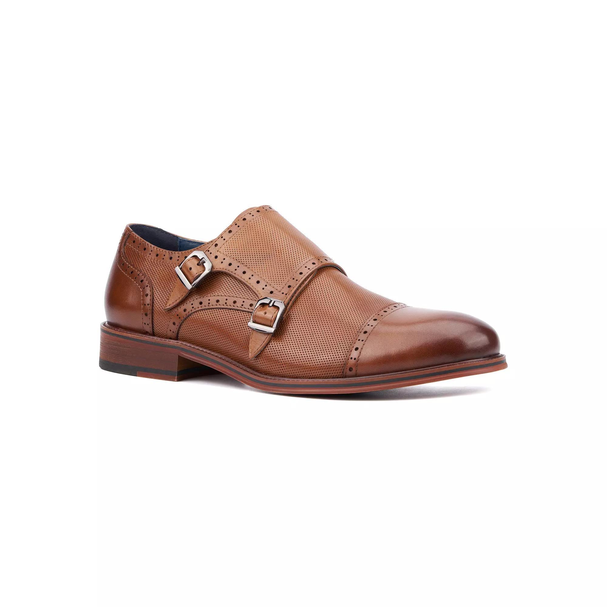 Vintage Foundry Co. Men's Morgan Dress Monk Strap Shoes, Size: 10, Black Product Image