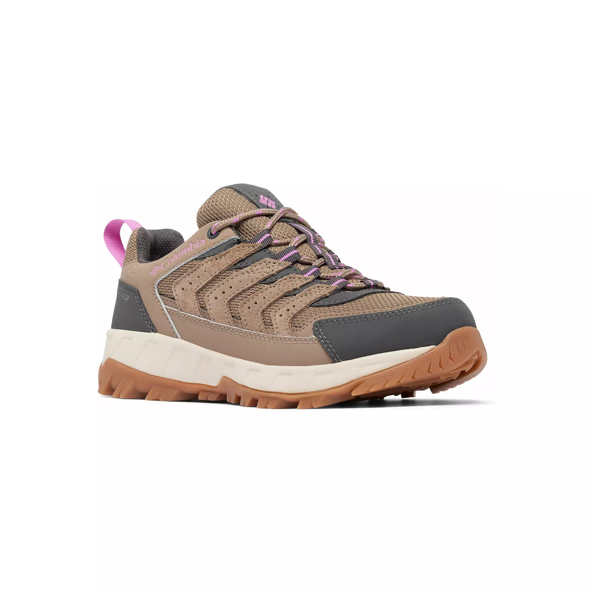 Columbia Strata Women's Waterproof Low Trail Shoes, Size: 10, Wet Brown Berrypatch Product Image