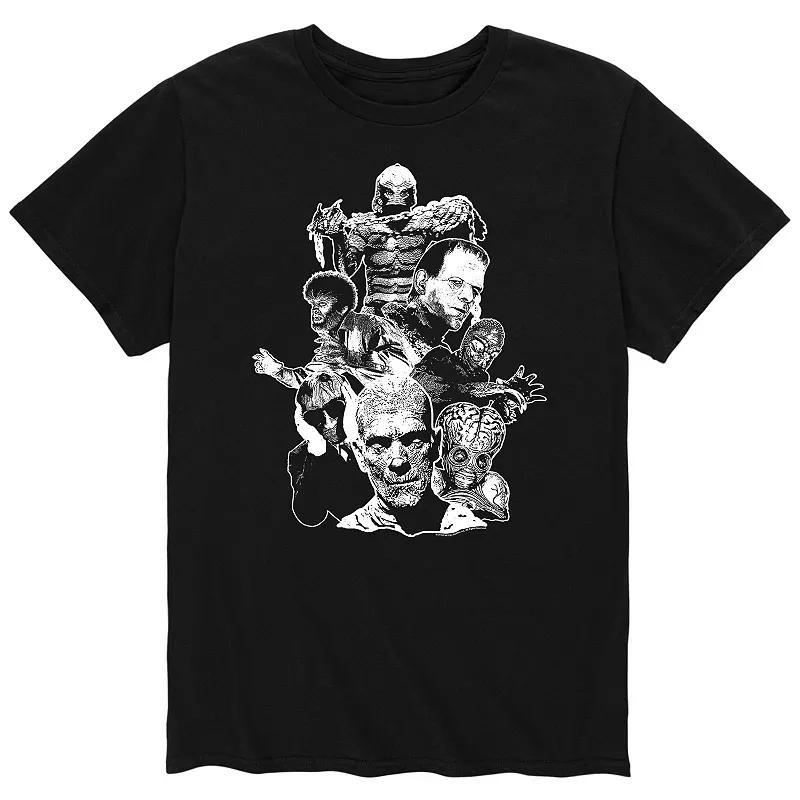 Mens Monster Group Shot Art Tee Product Image