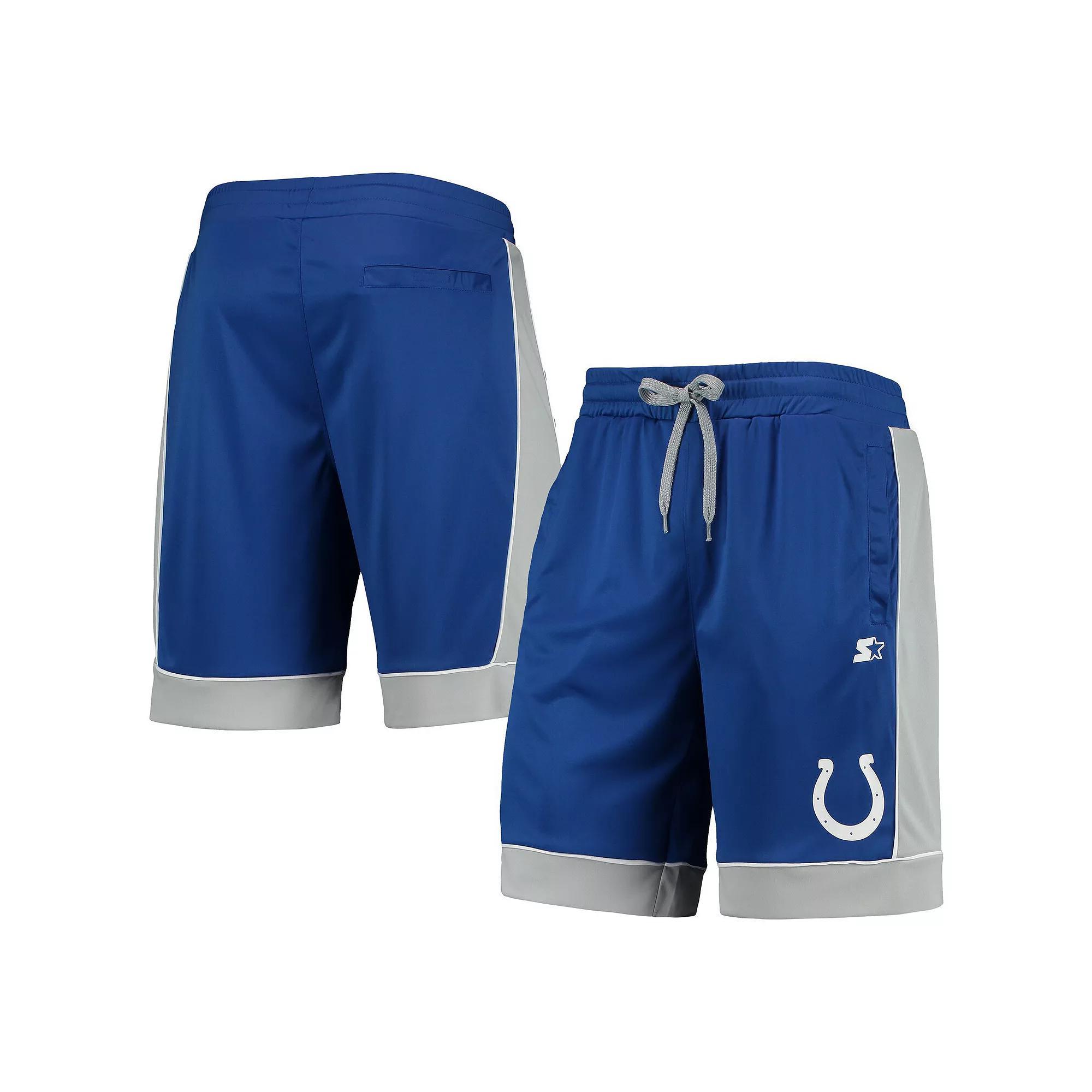 Men's Starter Royal/Gray Indianapolis Colts Fan Favorite Fashion Shorts, Size: Medium, Blue Product Image