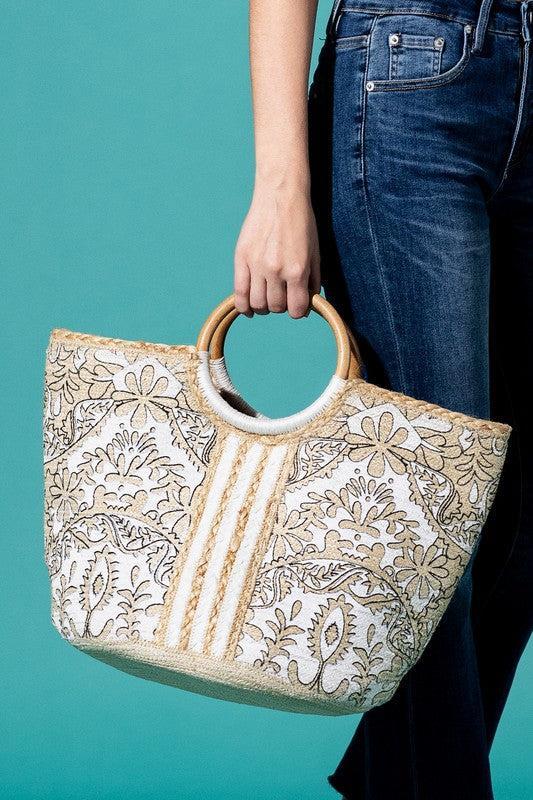 BLOOM & CARRY ORGANIC JUTE TOTE Product Image