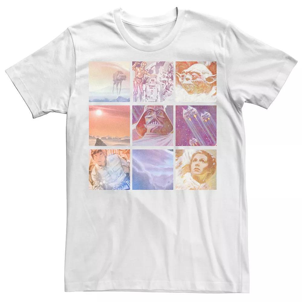 Men's Star Wars Three By Three Group Tee, Size: XL, White Product Image