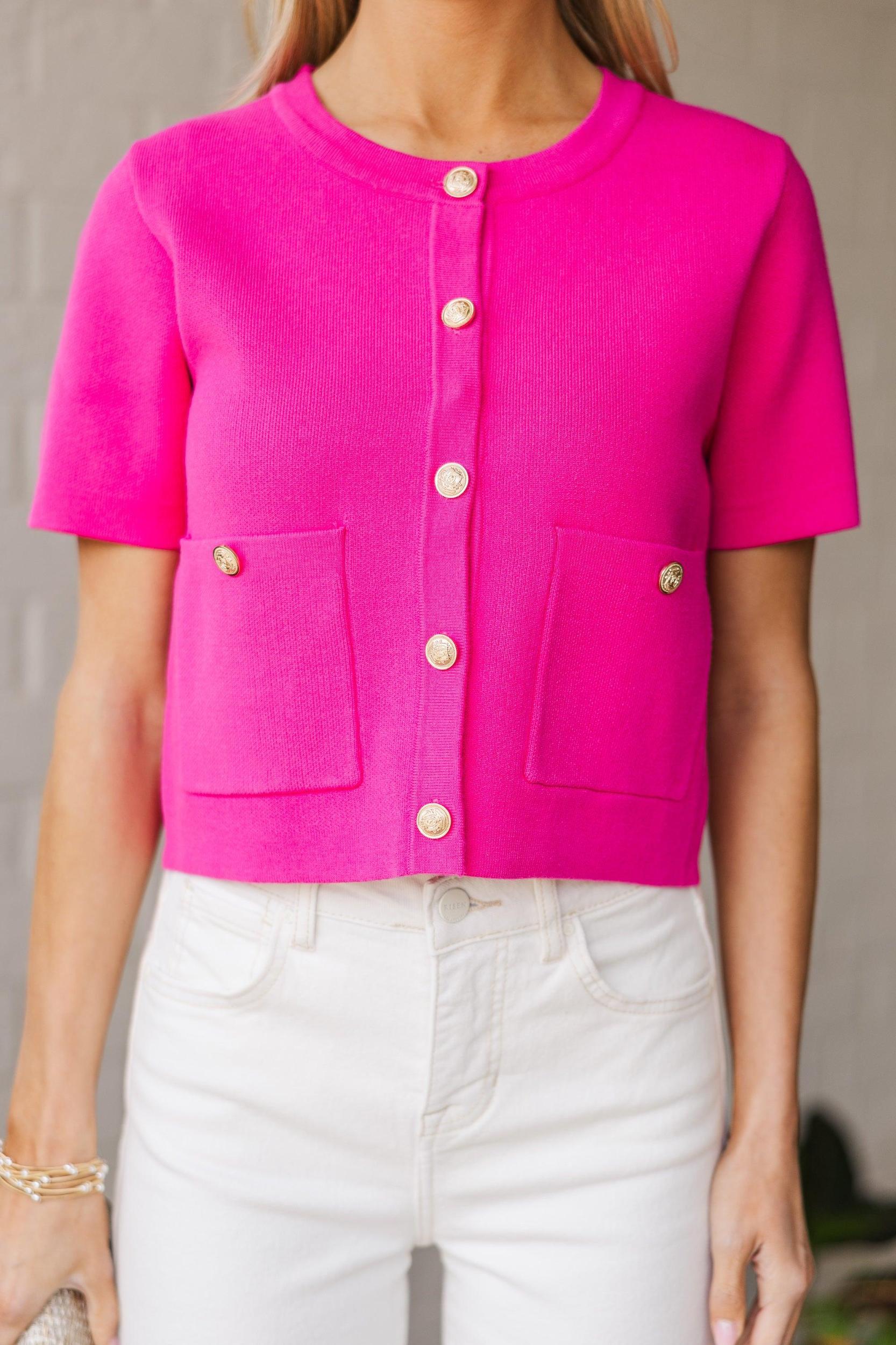 The Traveler Hot Pink Cardigan Female Product Image