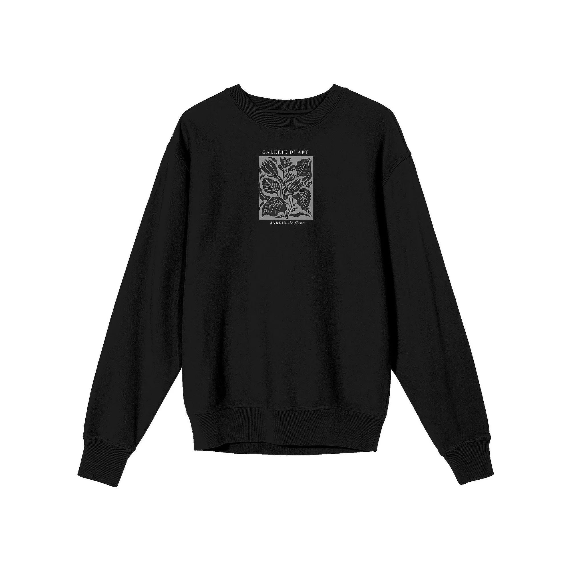 Men's Galerie d'Art Graphic Sweatshirt, Size: XXL, Black Product Image