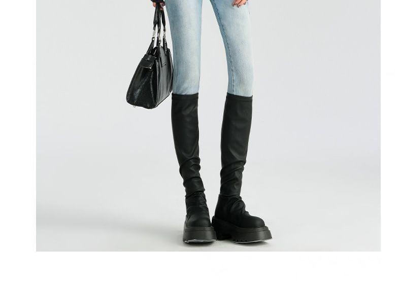 High Waist Skinny Jeans Product Image